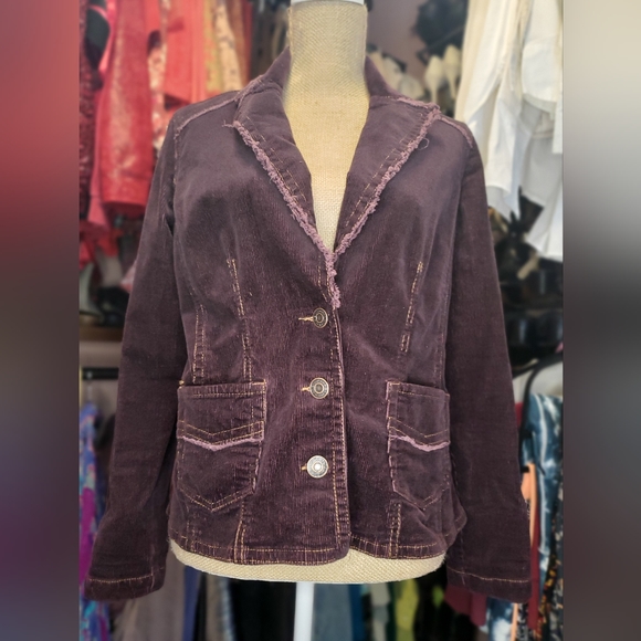 bandolinoblu Jackets & Blazers - Bandolino Blu Purple Corduroy Blazer US sz M